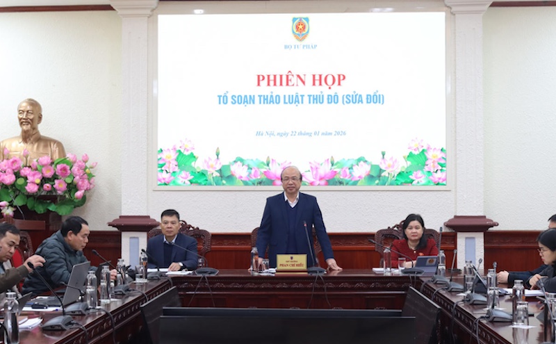 Xây dựng Luật Thủ đô (sửa đổi) đảm bảo tiến độ, có chất lượng cao